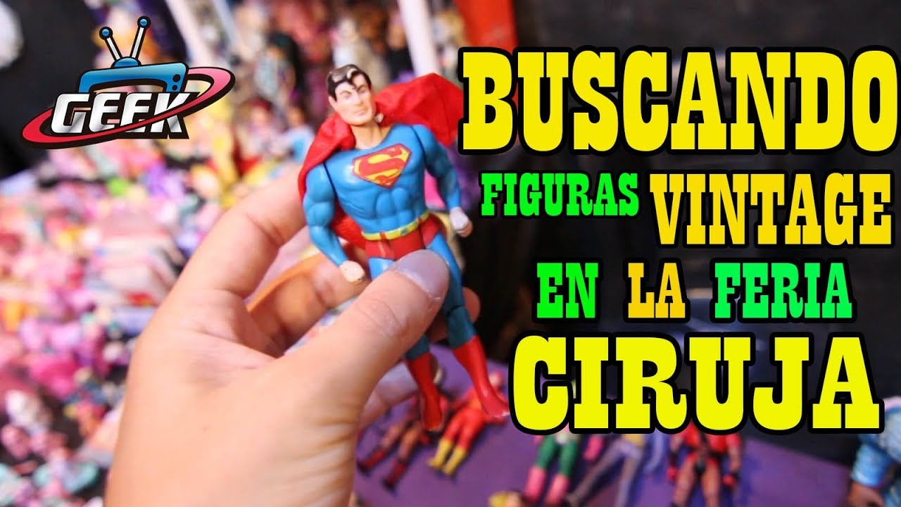 BUSCANDO figuras coleccionables VINTAGE en la feria CIRUJA
