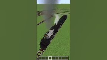 Minecraft but with Trains #shorts