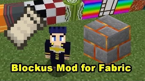 1.14 Fabric Blockus Mod Minecraft Demonstration and Review