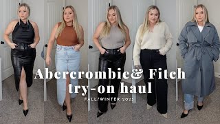 Abercrombie Try on Haul Fall Winter | Curvy Fashion