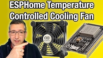 Temperature Controlled Cooling Fan using ESPHome