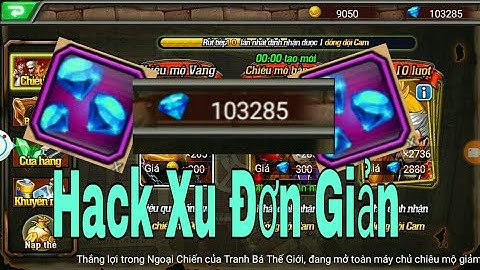 Cách "Hack" Xu Đơn Giản Cho Người Mới Chơi| Game Siêu Anh Hùng