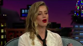 Amber Heard On The Late Late Show With James Corden...