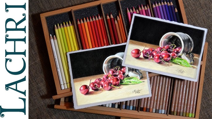 Prismacolor Vs Faber Castell Polychromos colored pencils w/ Lachri 