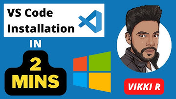 how to install vs code | Windows | English | 2 minutes