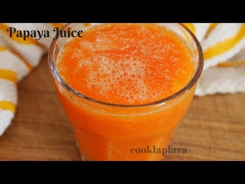 papaya-juice-recipe-|-how-to-prepare-papaya-juice-for-weight-loss-|-cooklaplaza