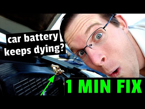 EASY FIX! Car Battery Keeps Dying? How to fix in 1 minute