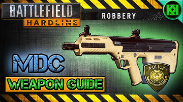 Battlefield Hardline MDC Review (Gameplay) Best Gun Setup | Weapon Guide (BFH)
