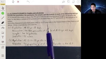 AP Statistics Lesson 7.1.1: Parameters vs. Statistics