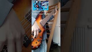 Color Your Night - Azumi Takahashi [persona3 reload] bass cover #shorts #jazz #games #song #music