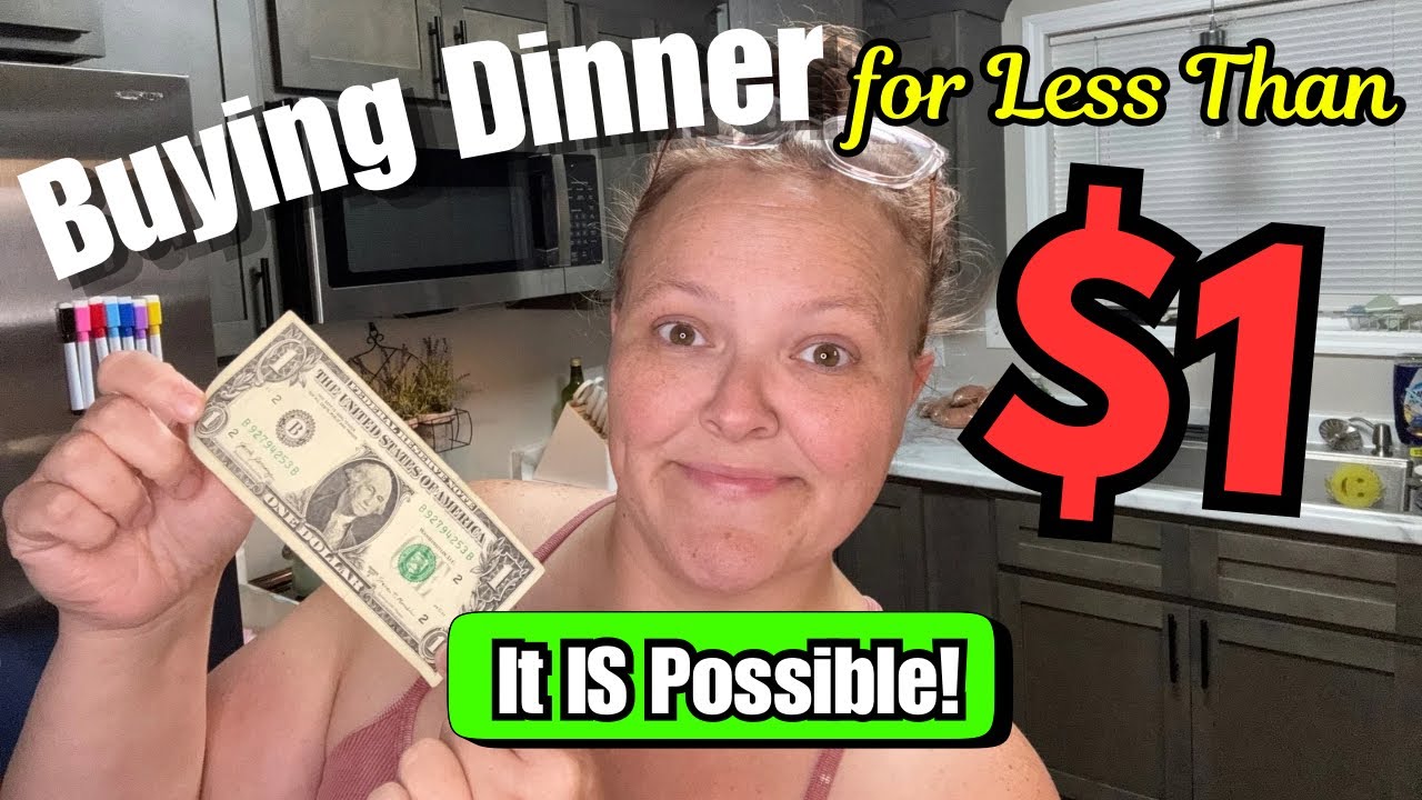 Как я накормил себя ужином за 1 доллар‼️ И ВЫ тоже сможете!! || Broke Foods в 2025 году