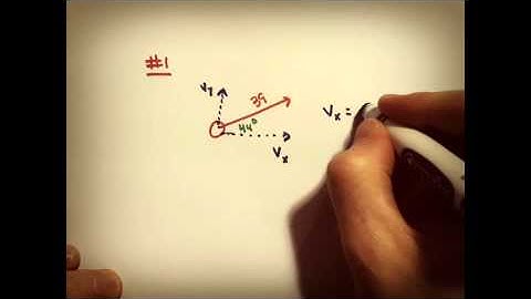 Projectile Motion Using Parametric Equations