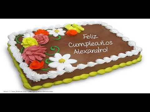 ¡Feliz Cumpleaños Alexandro! Happy Birthday Alexandro! tarjetas de cumpleaños para hermana