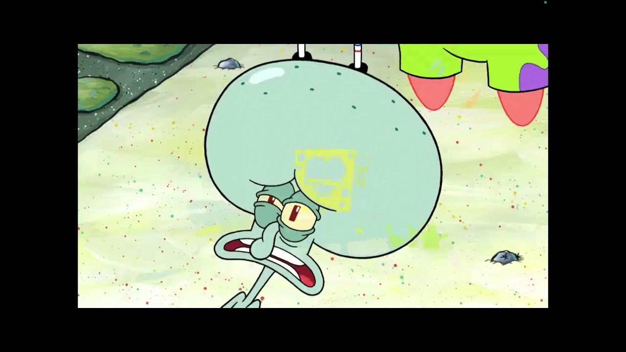 Squidward acting like a CUTE 🥰 baby in SpongeBob for 2 minutes straight