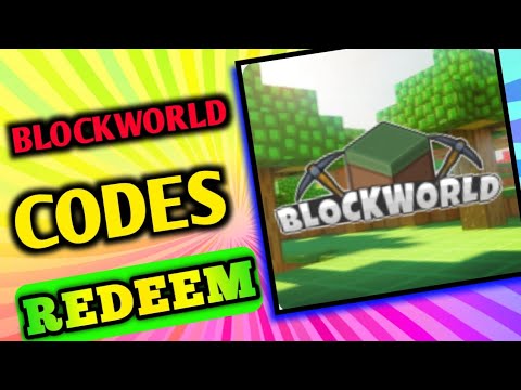 Roblox Blockworld Codes 2023 | Redeem Codes For Blockworld - YouTube