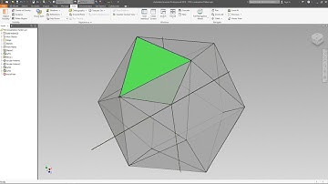 Icosahedron (pattern method) - Autodesk Inventor