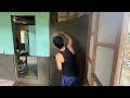 Walls finished at rosies  marie fe does physical therapy  province life philippines 