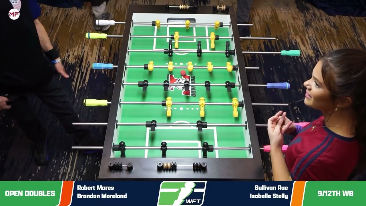 World Foosball Tour  |  Sullivan Rue & Isabelle Stelly vs Robert Mares & Brandon Moreland