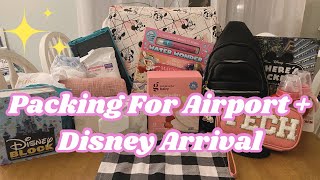 MINIMAL DIAPER BAG ESSENTIALS FOR AIRPORT + DISNEY ARRIVAL ✨