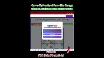 Canva AI : Membuat Game Ular Tangga, Disertai Soal, dan Suara