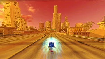 GTA SA Map in Sonic Unleashed PC Mod (WIP)