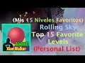 Top 15 Favorite Levels (Personal List) | Rolling Sky