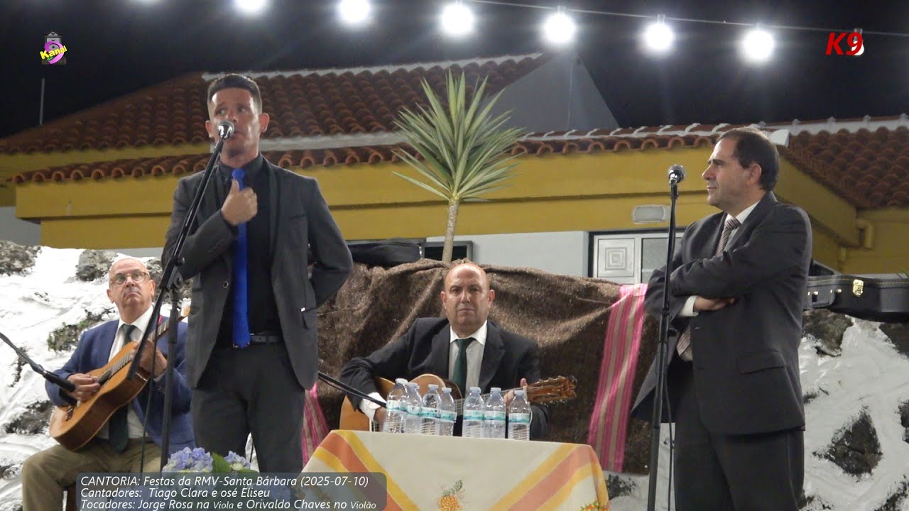 CANTORIA Tiago Clara e José Eliseu - Festas da RMV - Santa Bárbara - Ilha Terceira (205-07-10)
