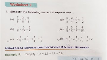 DAV class 5 maths unit 8 worksheet 2 - all questions solved