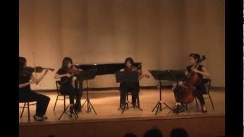 Jessien Chang works2011: String quartet " The dance of the witches"