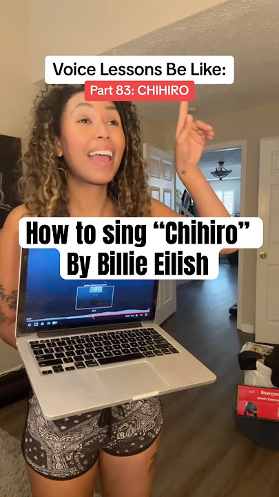 How to sing Billie Eilish’s “Chihiro” #billieeilish #voicelesson