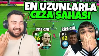 Ceza Sahasi Challenge Ama Oyunun En Uzun Futbolculari Kalede 202 Cm Koller Vs 206 Cm Hudlin