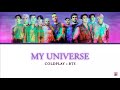 Vietsub | My Universe - Coldplay x BTS | Lyrics Video (Han/Rom/Vie/Eng)