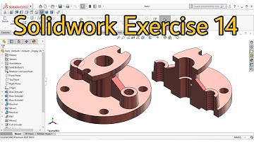 SolidWorks Practice Exercises for Isometric Drawing | SolidWorks Part Modeling