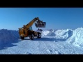 Расчистка дороги от снега в Одесской области