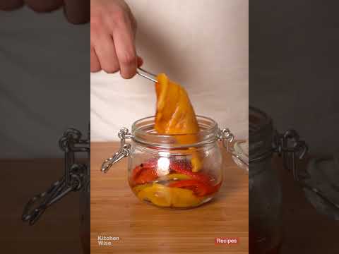 فلفل دلمه رست شده روش دوم نتیجه آبدار تر