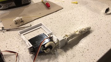 My first inMoov finger starter using the 3D Printer