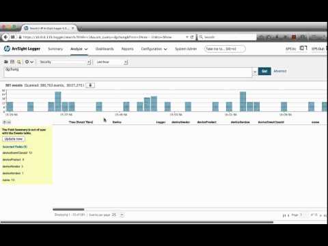 Logger 6 demo scenario 4 - security use