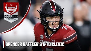 Spencer Rattler put on a 6-TD CLINIC in South Carolina's win over Tennessee 😳