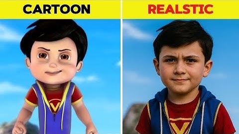 VIR The Robot Boy All Characters in Real Life || Fact Cube