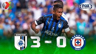 Querétaro - Cruz Azul [3-0] | GOLES | Jornada 3 | Liga MX