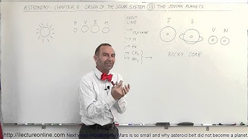 Astronomy - Ch. 8: Origin of the Solar System (13 of 19) The Jovian Planets