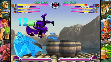 MVC2 KORNGO INFINITE TRAINING #storm #combos #mvc2  #streamer  #jfresh #gaming #dreamcast #pcgaming