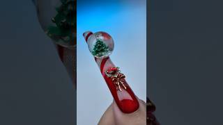 Snow Globe Mold drops Saturday! 🎄❄️✨ #nails #nailart #christmasnails #aquanails #nailfiles