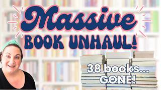 I Unhauled 38 Books… Here’s Why 📚 Massive Bookshelf Declutter