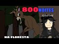 SOBREVIVI 800 NOITES NA FLORESTA SOZINHA | Roblox | parte 1