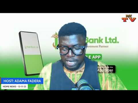 ON MENBE KERING TV SU KIBARO HOME NEWS WITH ADAMA FADERA SPONSORED BY AGIB BANK LTD 13 11 25