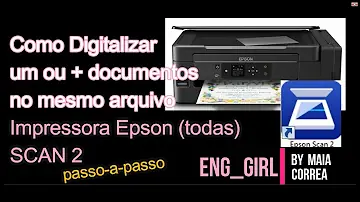 Como Digitalizar dois documentos na mesma página Epson?