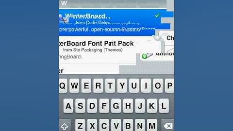 How to get Winterboard/Winterboard Theme on iPod Touch 3.1.2!
