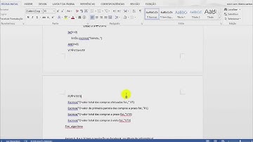 Algoritmos (Portugol) - Exercício (3)