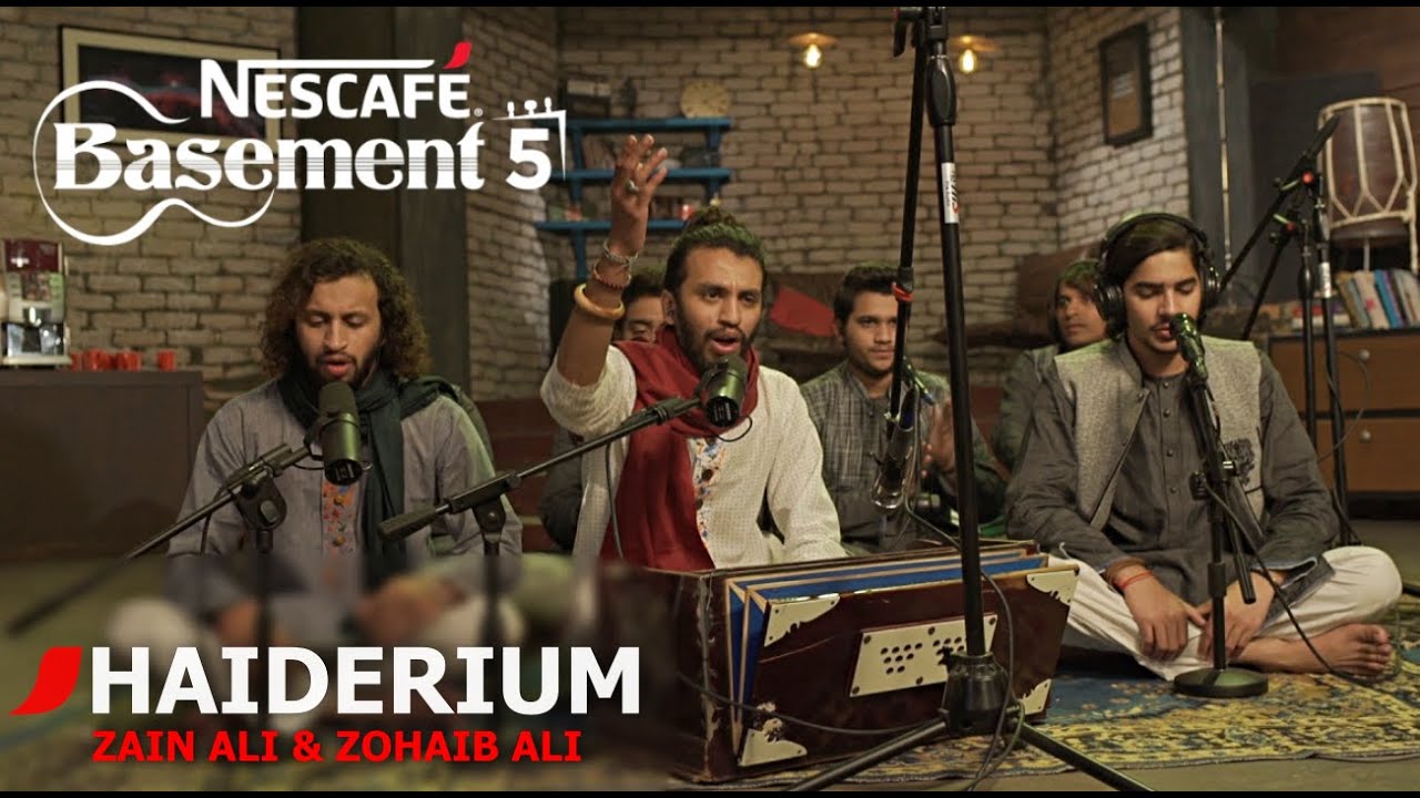 HAIDERIUM  Zain Ali  Zohaib Ali  NESCAF Basement Season 5  New Qawwali 2019